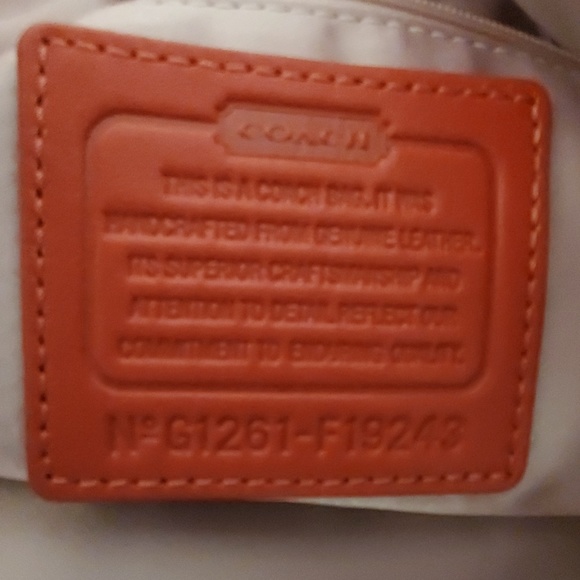 Coach Ashley Orange/Red Terracotta F19243 - Picture 3 of 6
